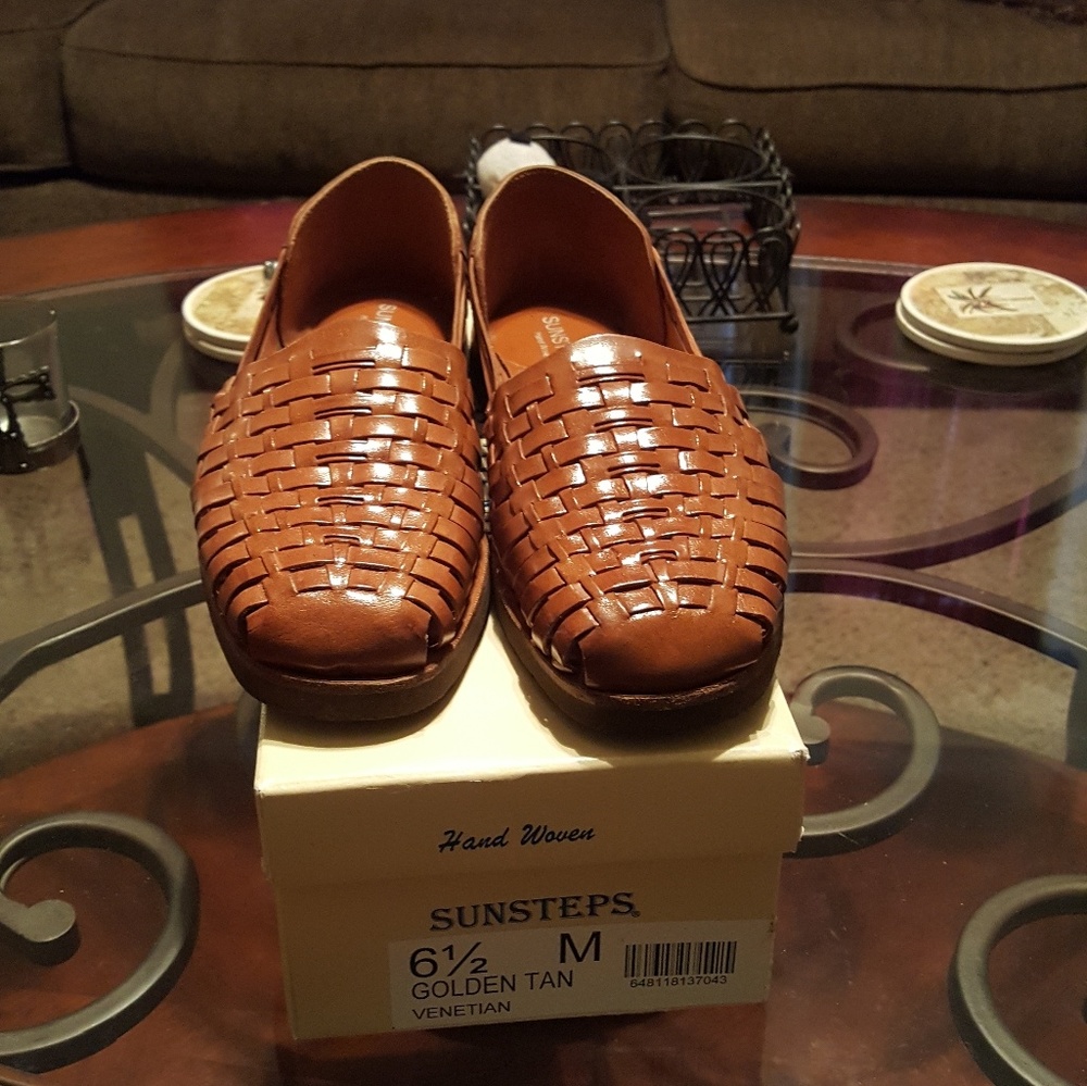 Tan Leather Slip on